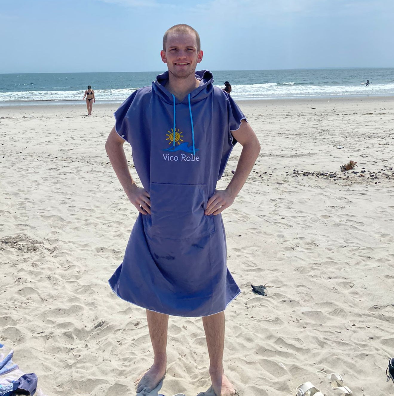 Quick Dry, Lightweight Poncho Robe