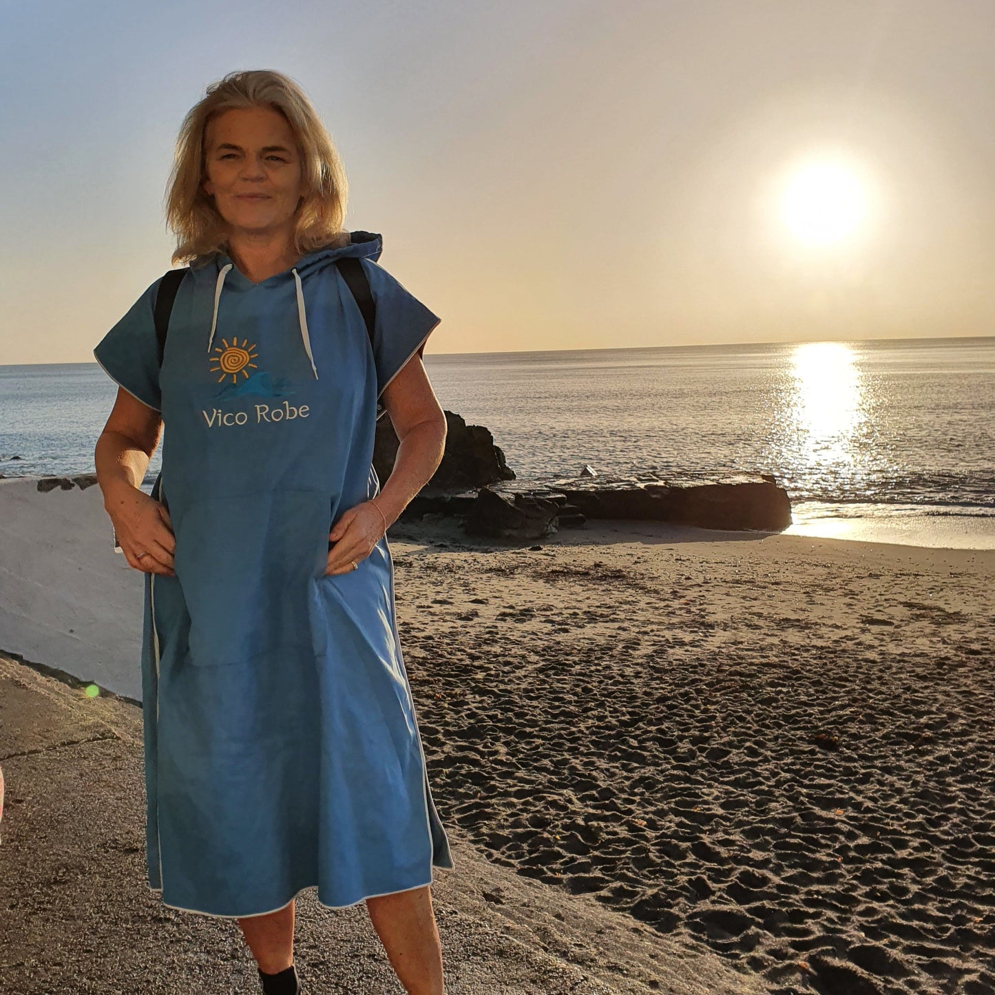 Quick Dry, Lightweight Poncho Robe