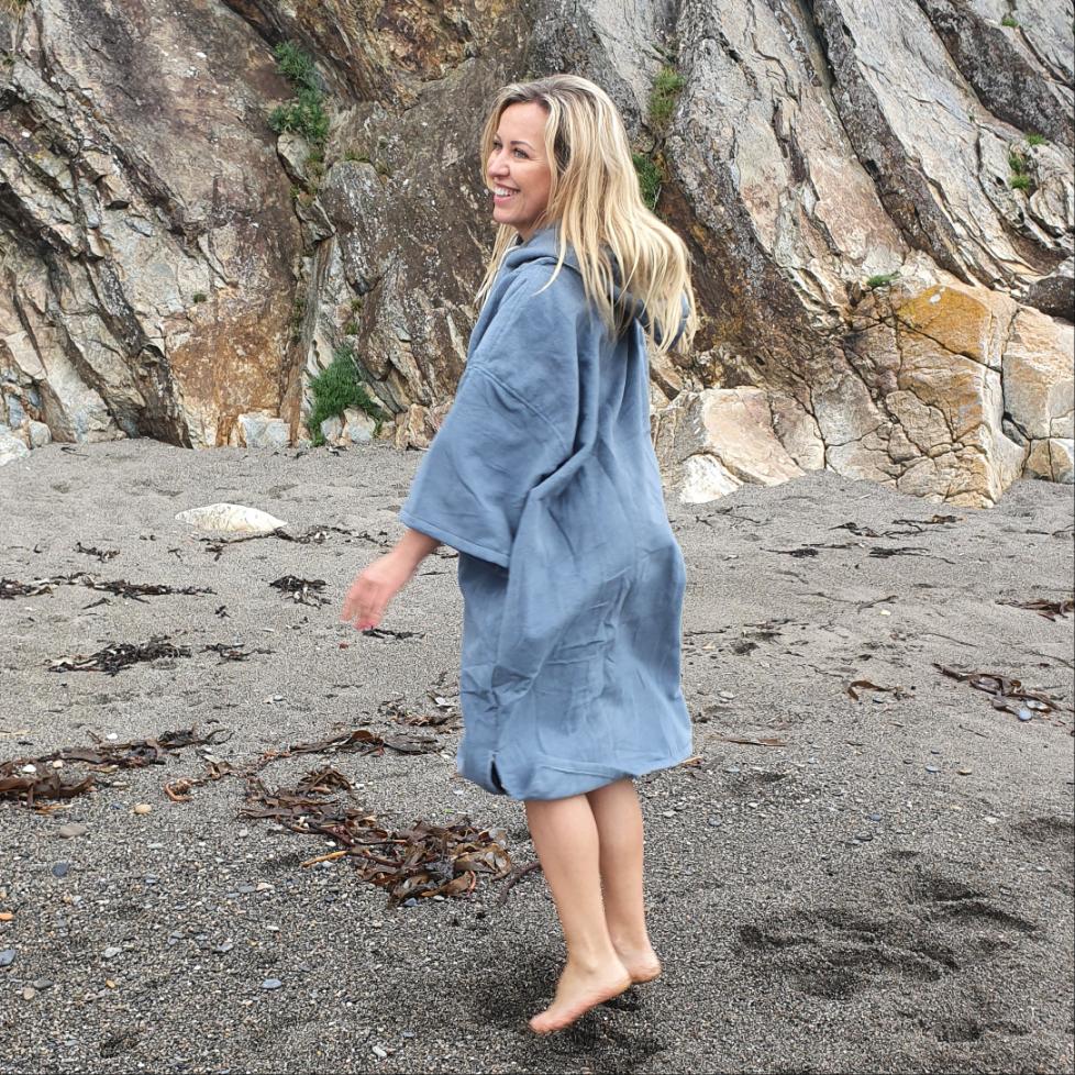 Microfiber Poncho Towel Robe