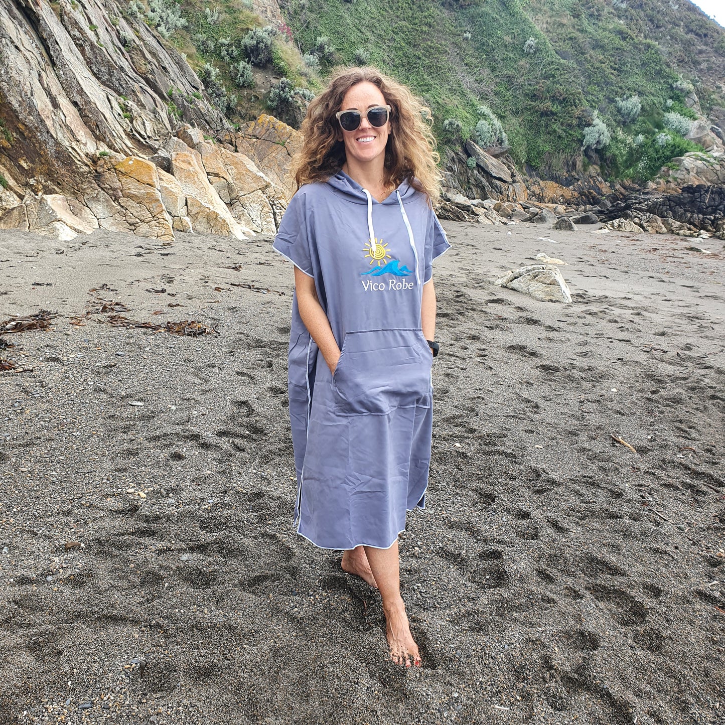 Quick Dry, Lightweight Poncho Robe