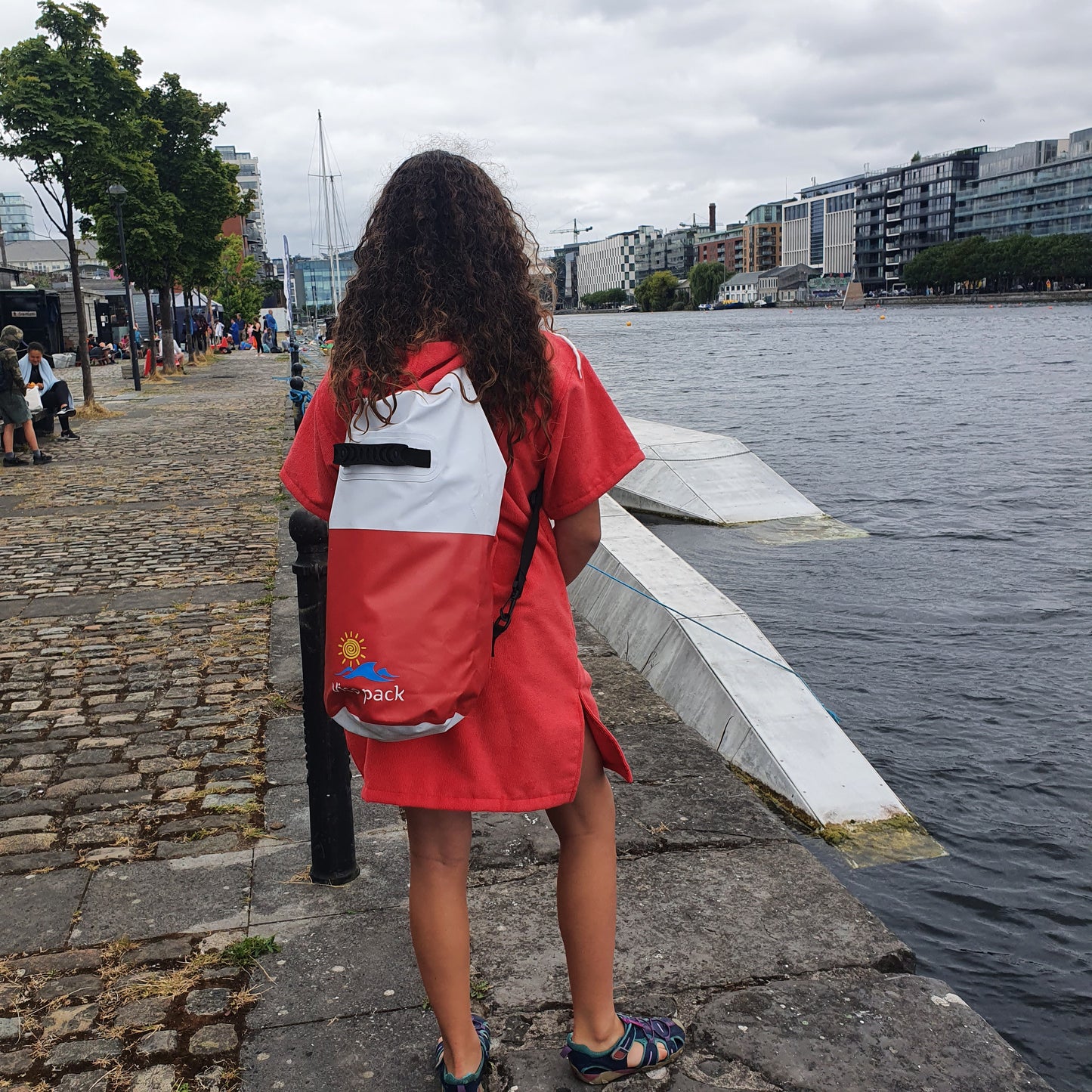 Children's Microfiber Poncho Towel Robes