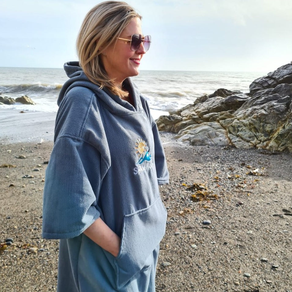 Microfiber Poncho Towel Robe