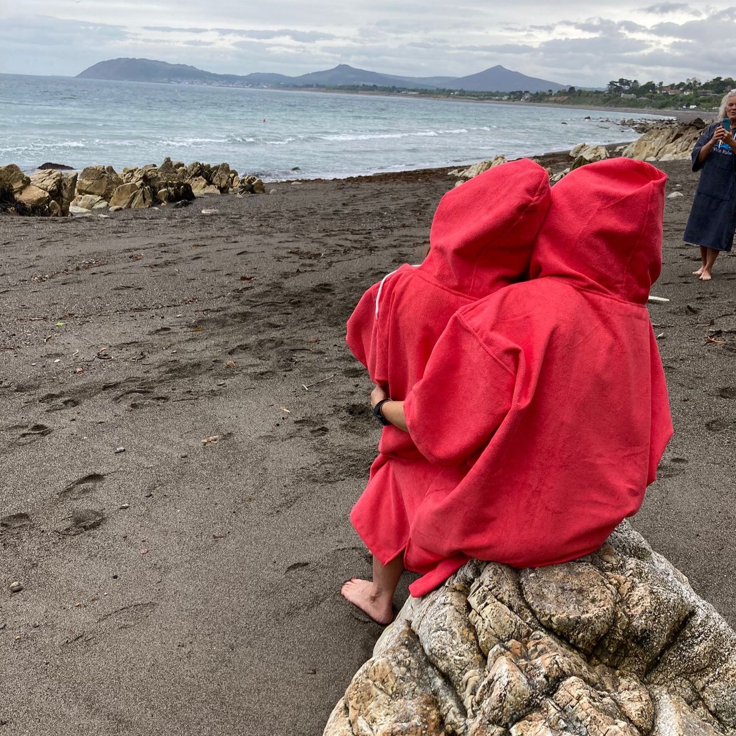 Children's Microfiber Poncho Towel Robes