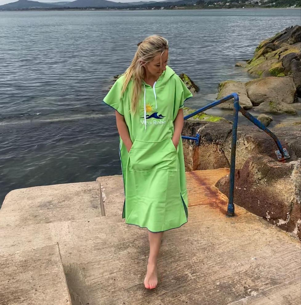 Quick Dry, Lightweight Poncho Robe
