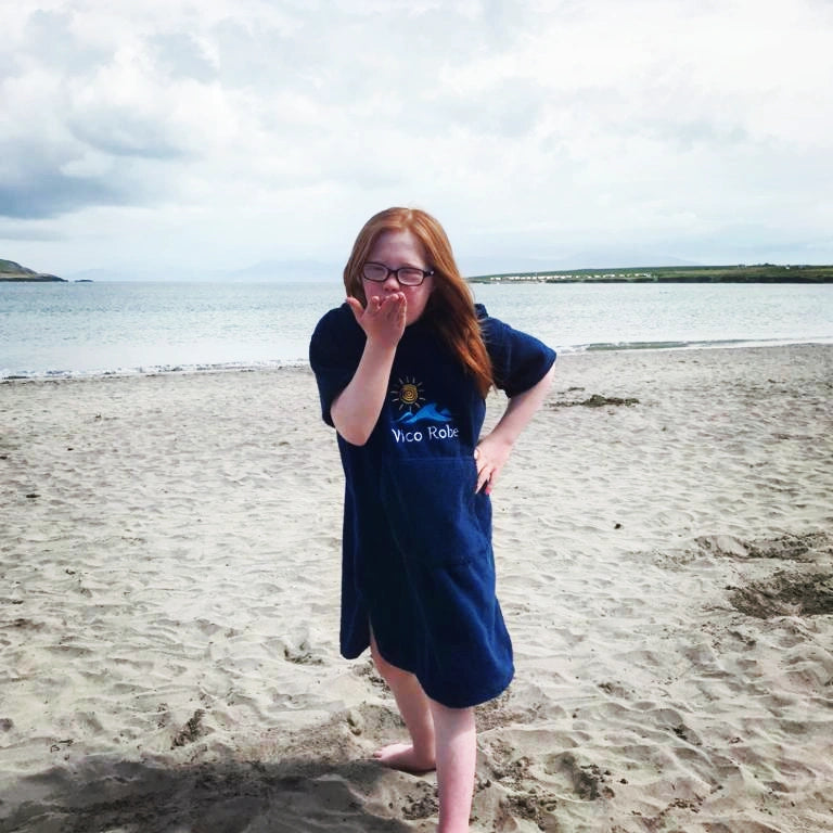 Children's Cotton Poncho Towel Robes