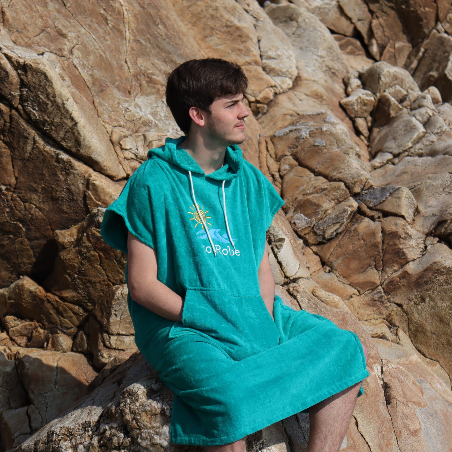 Cotton Poncho Towel Robe