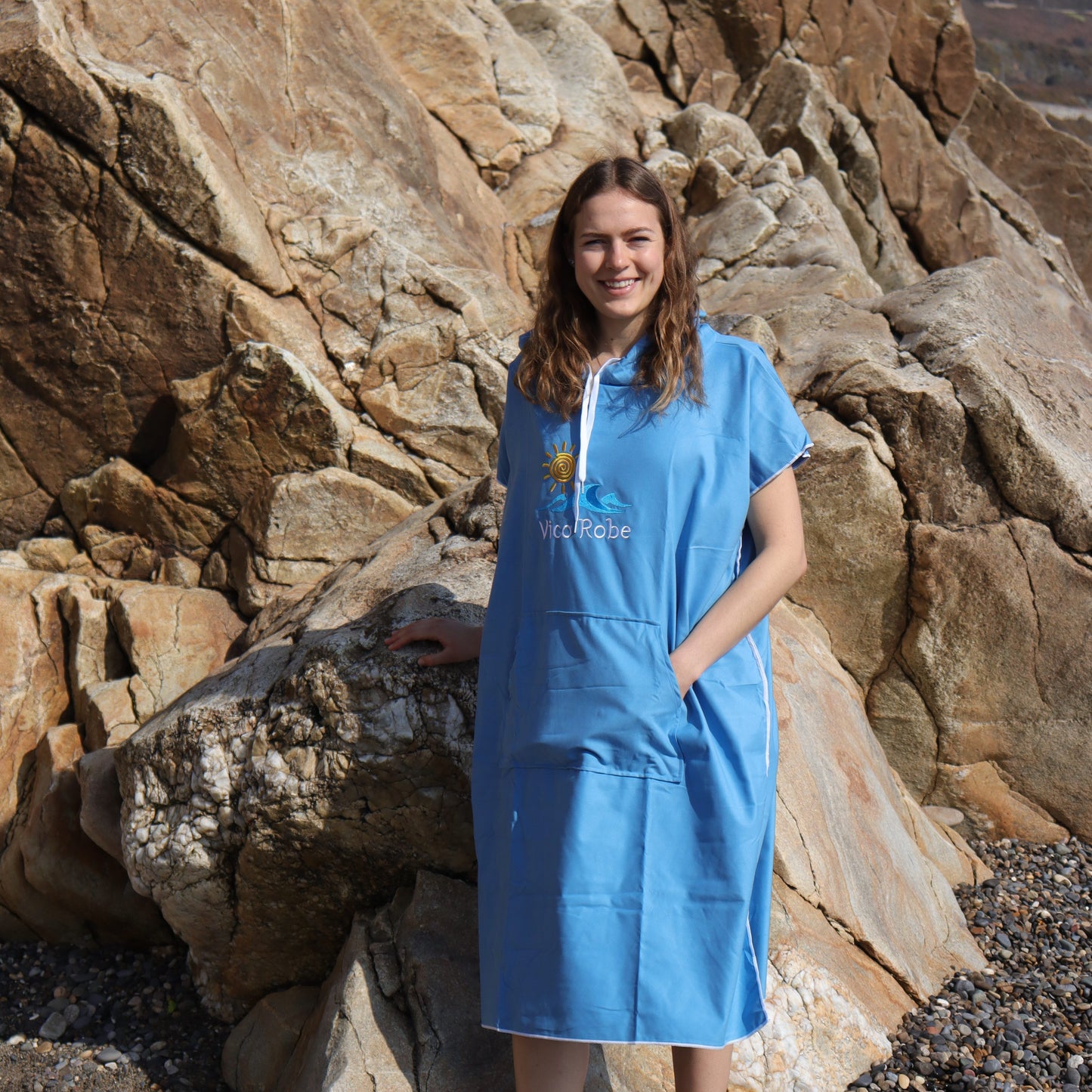 Quick Dry, Lightweight Poncho Robe